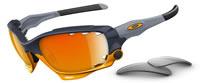 Oakley Jawbone Edition Max Fear Bunker Blue / Black Iridium + Fire Iridium Vented (24-294)